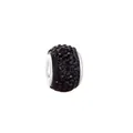Detalle de cuenta tipo charm con pavé negro y agujero grande para pulseras personalizadas - Especificación Estándar / Negro (4)