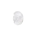 Macro view of white resin charm bead with shimmering crystal stones for DIY jewelry - Standard Spec / White (7)