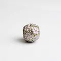 Exquisite silver charm bead with pink enamel cherry blossom patterns for DIY bracelets - Cherry Blossom Style (H1-11) / Pink