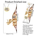 Muurstickers met cartoon dieren zoals tijger en leeuw met Happy Friends decoratie - 30x90cm