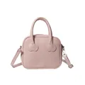 Borsa a mano rosa pallido da donna in pelle PU con esclusivi dettagli sulle maniglie - Rosa