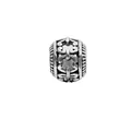 Vintage hollow silver alloy charm bead with bohemian patterns for DIY jewelry - Cylindrical Barrel Hollow Style (10)