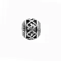 Antique silver hollow spacer bead with traditional cloud pattern for DIY jewelry making - Ruyi Cloud Pattern Hollow Style (14)