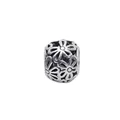 Oxidized silver alloy hollow daisy flower charm bead for DIY vintage jewelry making - Overlapping Daisy Hollow Style (31)