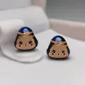 Bracciale del Festival delle Barche Drago con ciondolo zongzi carino e cordino colorato - 1 Perlina Zongzi Blu