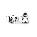 Oxidized silver cartoon figure charms for DIY handmade jewelry bracelets and necklaces - Cartoon Figures (PJ-0022)