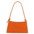 Borsa a tracolla arancione brillante alla moda con tracolla a nodo e scritta dorata - Arancione