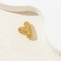 Gold plated letter Y pendant with white cubic zirconia for custom necklaces - Y-Pendant Only (Without Chain)