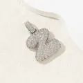 Pendentif lettre Z argenté serti de zircons brillants pour collier style hip-hop - Z (Pendentif Seul (Sans Chaîne)) / Or 18 carats
