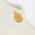 Luxus Kupfer-Anhänger mit 18K Goldbeschichtung und Zirkonia-Pflaster Buchstabe Y - Buchstabe Y