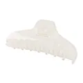 Dettaglio del fermaglio per capelli in acetato perlato bianco con scritta La France - #1 Fermaglio A Forma Di Mezzaluna Color Sirena
