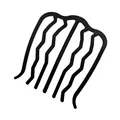 Minimalist black wavy hair comb clip for women hair styling and volume fixing tool - Large Hair Comb