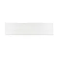 Detalle de la diadema deportiva de punto elástico blanco con textura suave y tejido transpirable - Blanco