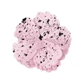 Détail d'une pince à cheveux fleur rose de 8cm avec motif artistique de taches d'encre - 8cm / Rose Éclaboussures (2#)