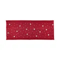 Fascia sportiva rossa con motivo a stelle e strass scintillanti per festival musicali - Stile a Righe Rosse con Stelle