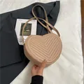 Chic heart-shaped quilted crossbody bag in beige with adjustable strap and gold hardware - Khaki