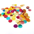 Colorful rose gold and mixed round metallic confetti for wedding party decorations - Colorful