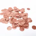 Polished rose gold metallic round confetti circles for party balloons and event decoration - Rose Gold