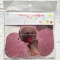Rose gold glitter circle dot garland party banner in retail card packaging - Pink