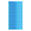 Rideau de fond à paillettes carrées bleues pour décorations de fête d'anniversaire - 100cmx200cm / Bleu foncé