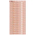 Detailed close-up of rose gold square sequin wall panel with high metallic reflectivity - 100cmx200cm / Rose Gold