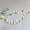 Spanish Feliz Cumpleaños cartoon turtle and rabbit birthday party banner decoration - Tortoise And Hare Spanish Style