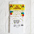 Nappe en plastique PEVA réutilisable avec pois dorés emballage de vente au détail 137x274cm - Or
