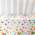 Nappe anniversaire jetable en PEVA épais avec ballons colorés et texte Happy Birthday - Nappe à ballons 137*274 cm