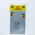 Mantel de plástico PE gris 137x274cm para fiestas y mesas de postre pesadas - 137x274cm / Gris