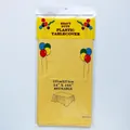 Mantel de plástico amarillo brillante resistente para fiestas 137x274cm - 137x274cm / Amarillo