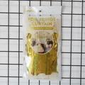 Laser gold foil fringe curtain 1x2m in branded packaging for party background decoration - 100cmx200cm / Gold