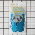 Blue foil fringe curtain for party background decoration in retail packaging - 100cmx200cm / Light Blue