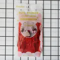Rideau de franges en aluminium rouge pour fête présenté dans son emballage plastique clair - 100cmx200cm / Rouge