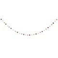 Brown and beige felt ball garland hanging decoration for baby birthday party - Felt Ball Garland
