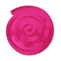Metallic rose red spiral PVC hanging swirl decoration for festive party events - Double Spiral / Rose Red