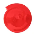 Metallic red PVC hanging swirl decoration for festive parties and wedding celebrations - Double Spiral / Red