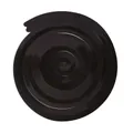 Glossy black PVC spiral hanging swirl decoration for festive birthday party events - Double Spiral / Black