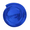 Deep blue metallic spiral hanging decoration made of flexible PVC for party events - Double Spiral / Blue
