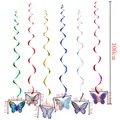 Set di decorazioni a spirale con farfalle colorate per feste di compleanno - Stile Decorazione Spirale Farfalla Multicolore