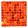 Pannello decorativo arancione con paillettes riflettenti per sfondo di eventi e feste - 7012 Arancione