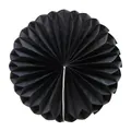 Decorative black paper honeycomb ball ornament for tabletop party celebrations - 15CM / Black