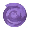 Metallic purple PVC spiral swirl decoration for birthday parties and festive celebrations - Double Spiral / Light Purple
