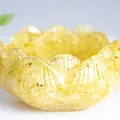 Gelbe Lotus Kristall-Harzschale für Schmuckheilung und dekorative Ornamente - Zitronengelb
