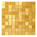Funkelnde goldene Paillettenwand für Geburtstagsfeiern und Hochzeitsbühnen-Dekoration - Mattgold (6019) / 30*30cm