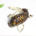 Tiger eye crystal gravel resin koi fish figurine handmade desktop ornament - Tiger's Eye
