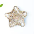 Bandeja decorativa de resina en forma de estrella con piedras de cristal natural - Ágata Loca