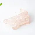 Pink natural quartz crystal crocodile figurine home office tabletop decoration - Rose Quartz (Crocodile Shape)