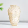 Handcrafted natural crystal cabbage ornament in gradient yellow and white finish - White Crystal