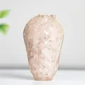 Handcrafted resin cabbage ornament filled with natural rose quartz crystal stones - Rose Quartz