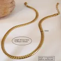 Dettagli della collana piatta a catena serpente dorata con chiusura a moschettone da 5mm - Collana 45cm / Oro
